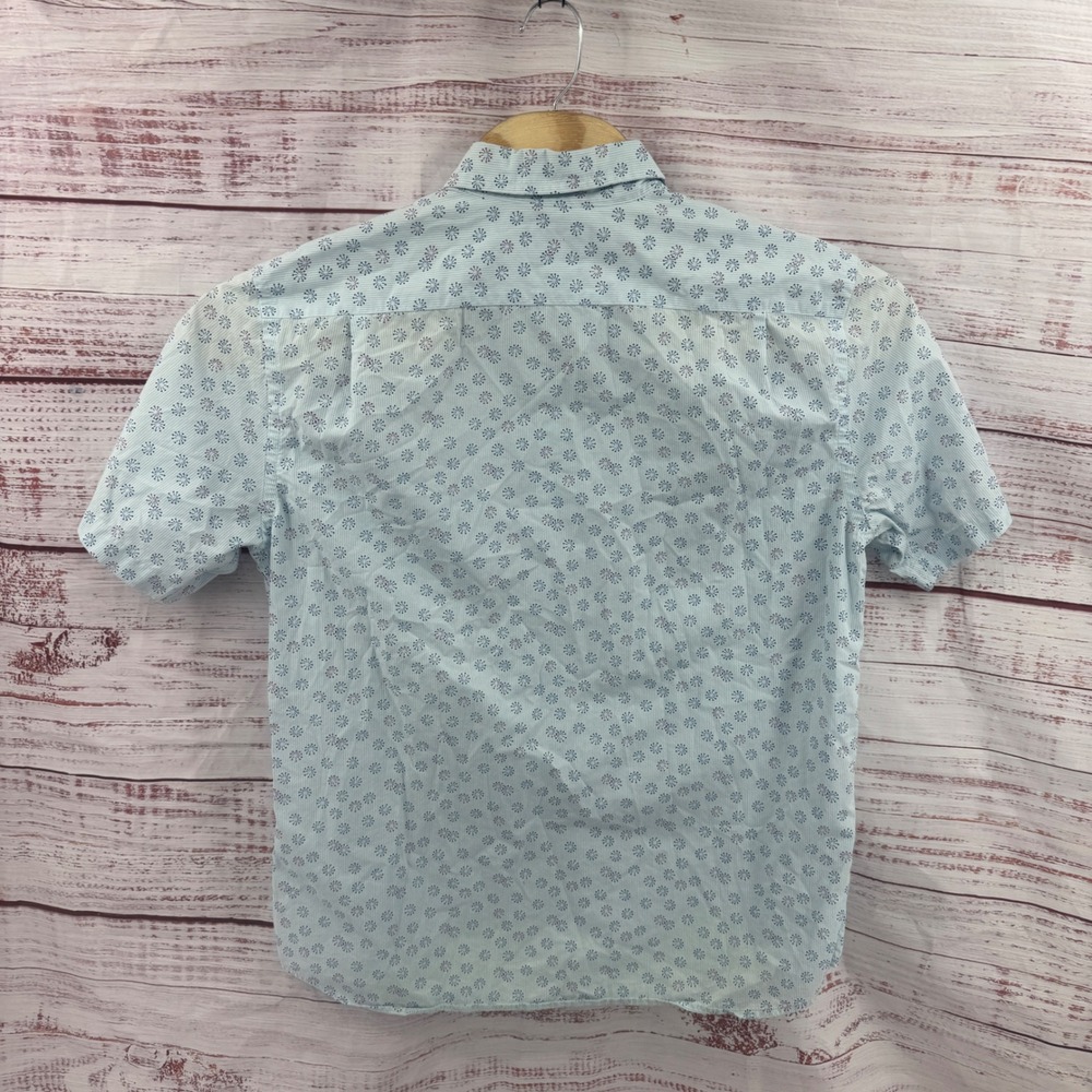 Southern Tide Shirt Large Blue Fireworks Button Down Short Sleeve Classic Fit - Picture 6 of 8